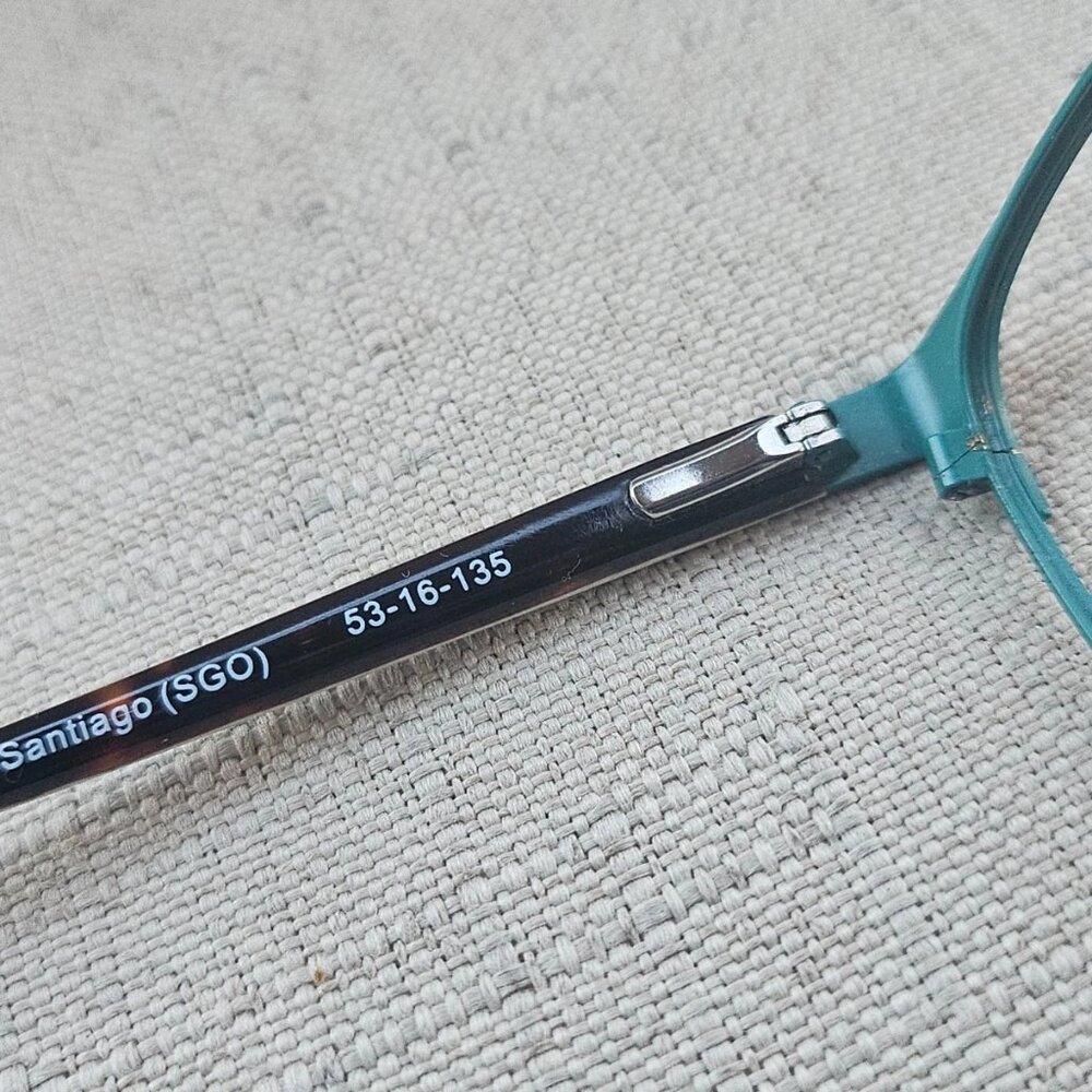 Vera Bradley Women Eyeglasses Frame Brown/Turquoise SANTIAGO Glasses SHARON - Picture 9 of 12